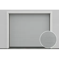 DoorHan Tore DIY, M-Line, Woodgrain, RAL 9006 - Weißaluminium