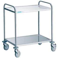 CHROMOnorm servıerwagen mıt 2 borde   900mm600mm950mm