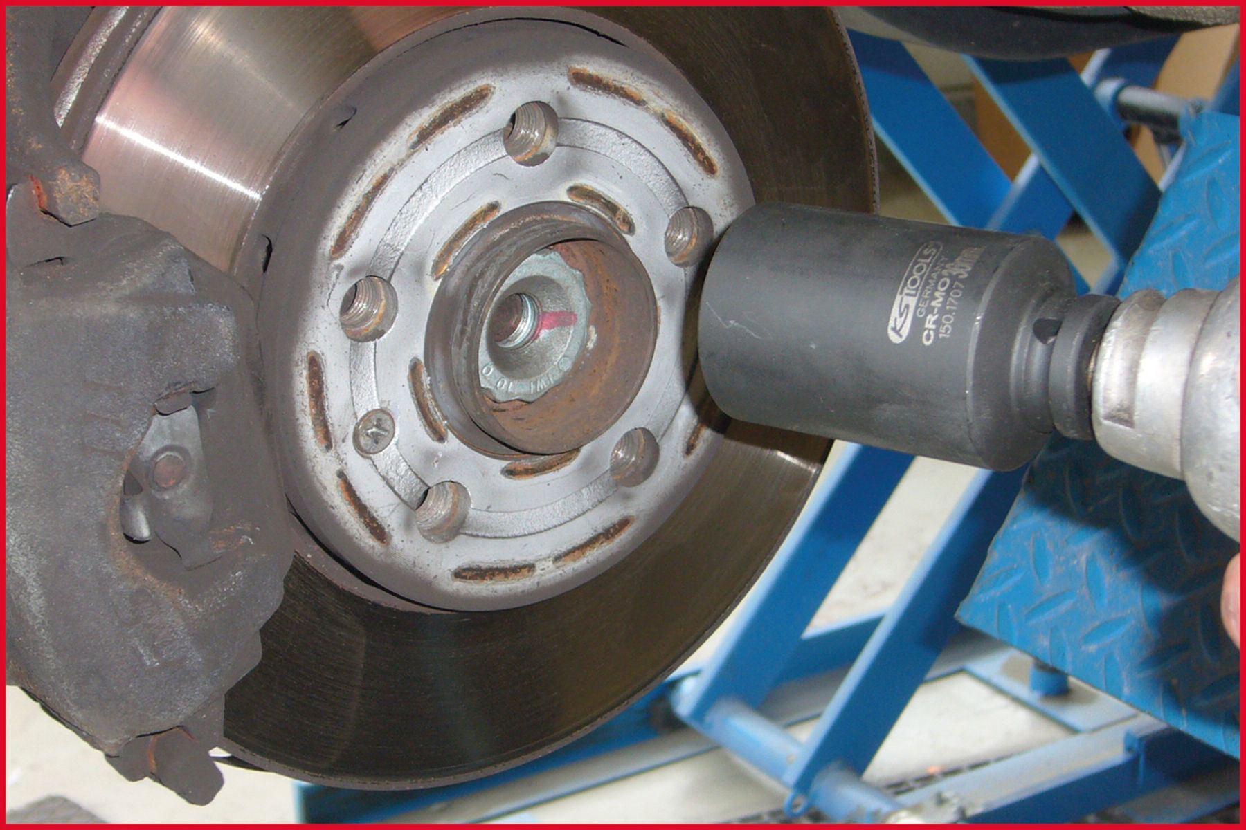 KS Tools 1/2" Spezial-Gelenkwellen-Kraft-Stecknuss, 27mm (150.1703)
