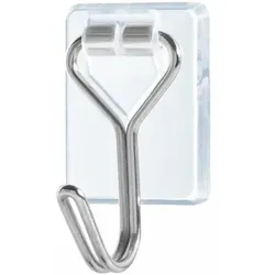 Tesa Powerstrips Haken transparent 586200000200