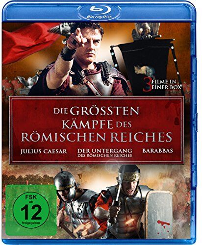 Anthony Mann - Die größten Kämpfe des Römischen Reiches - Der Untergang des Römischen Reiches - Julius Caesar - Barabbas [Blu-ray] - Preis vom 11.10.2026 03:10:56 h