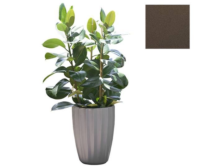 SLIDE vase STAR H 59 cm (Chocolat / Gris - Polyéthylène)