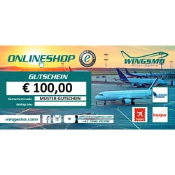 Geschenkgutschein € 100,00 - WINGSMO