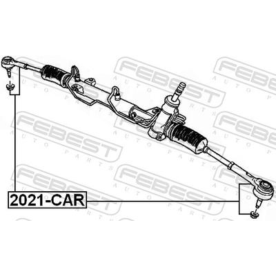 FEBEST Spurstangenkopf 2021-CAR Vorderachse für Chrysler ALFAROME/Fiat/LANCI