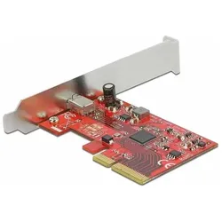 Delock PCI-Express-Karte USB 3.2 Gen2x2 - 1x USB-C, Kontrollerkarte