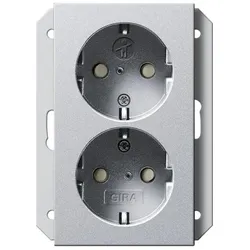Gira Doppeldose SCHUKO 273126