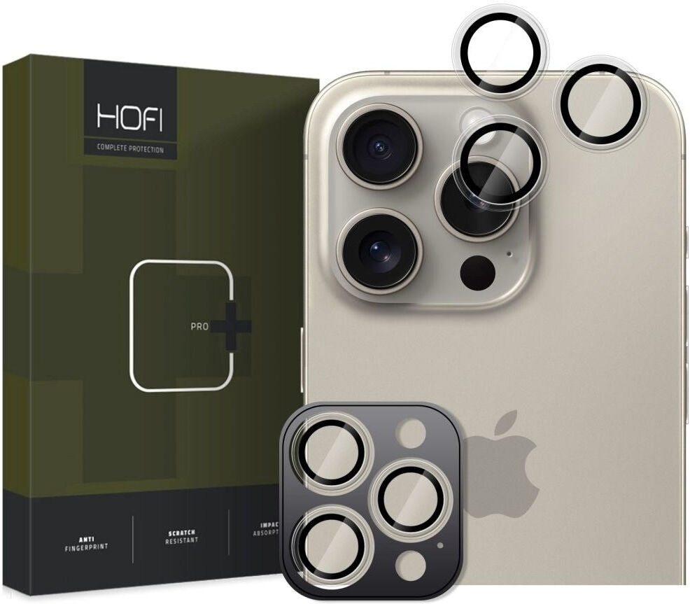 iPhone 16 Pro / 16 Pro Max HOFI Camring Pro+ - Kameralinse Beskyttelse - Gennemsigtig