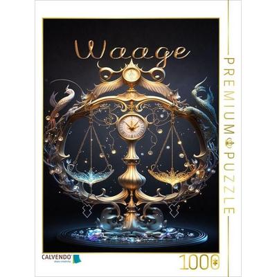 CALVENDO Puzzle Waage 24. September - 23. Oktober | 1000 Teile Lege-Größe 64x48cm Foto-Puzzle für glückliche Stunden