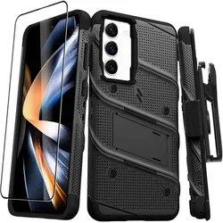 Zizo Bolt Bundle fur Galaxy S23 Plus Hulle (Samsung Galaxy S23+), Smartphone Hülle, Schwarz