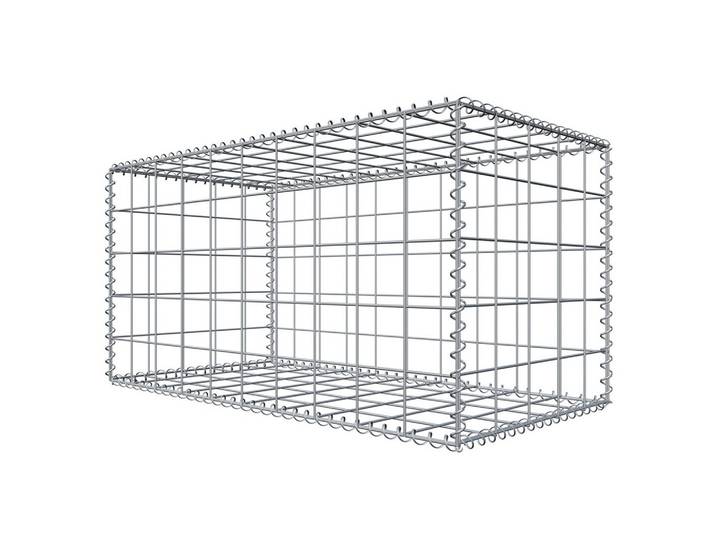 GABIONEN Steinkorb aus Stahl, 100/50/50 cm, Feuerverzinkt