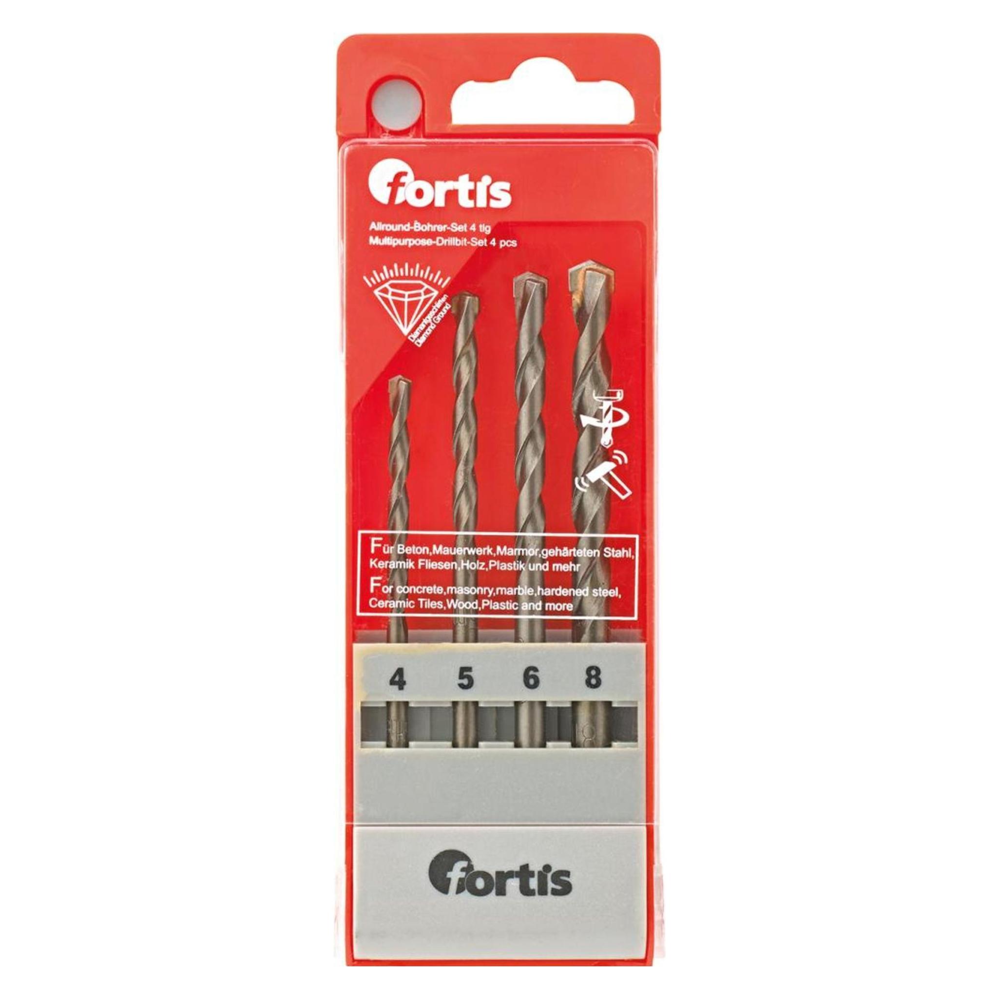 Magni Fortis Allzweckbohrer-Set 4tl. 4, 5, 6, 8mm (4317784773225)