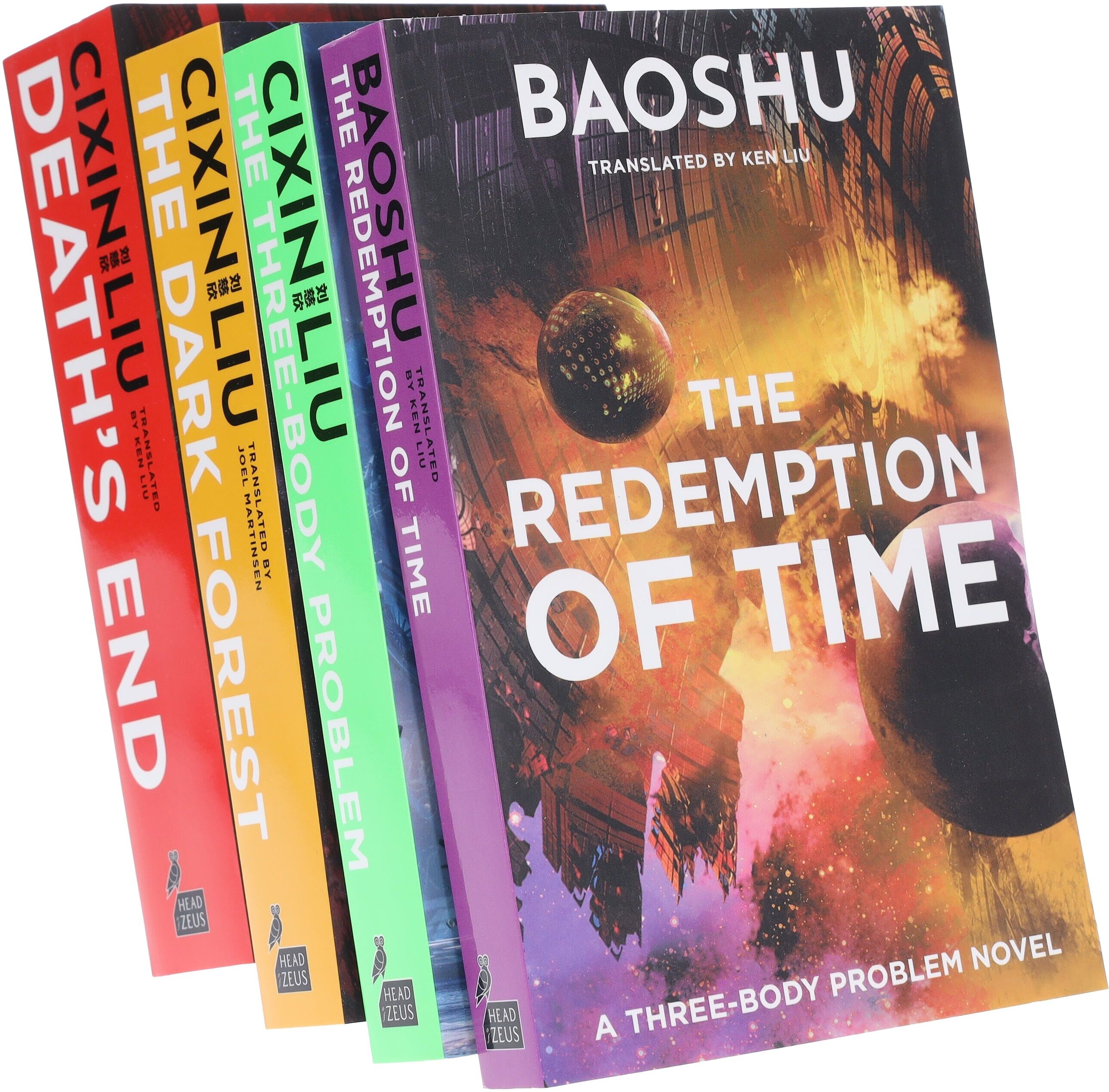 The Three-Body Problem Novels By Cixin Liu & Baoshu 4 Books Collection Set - Fiction - Paperback Head of Zeus