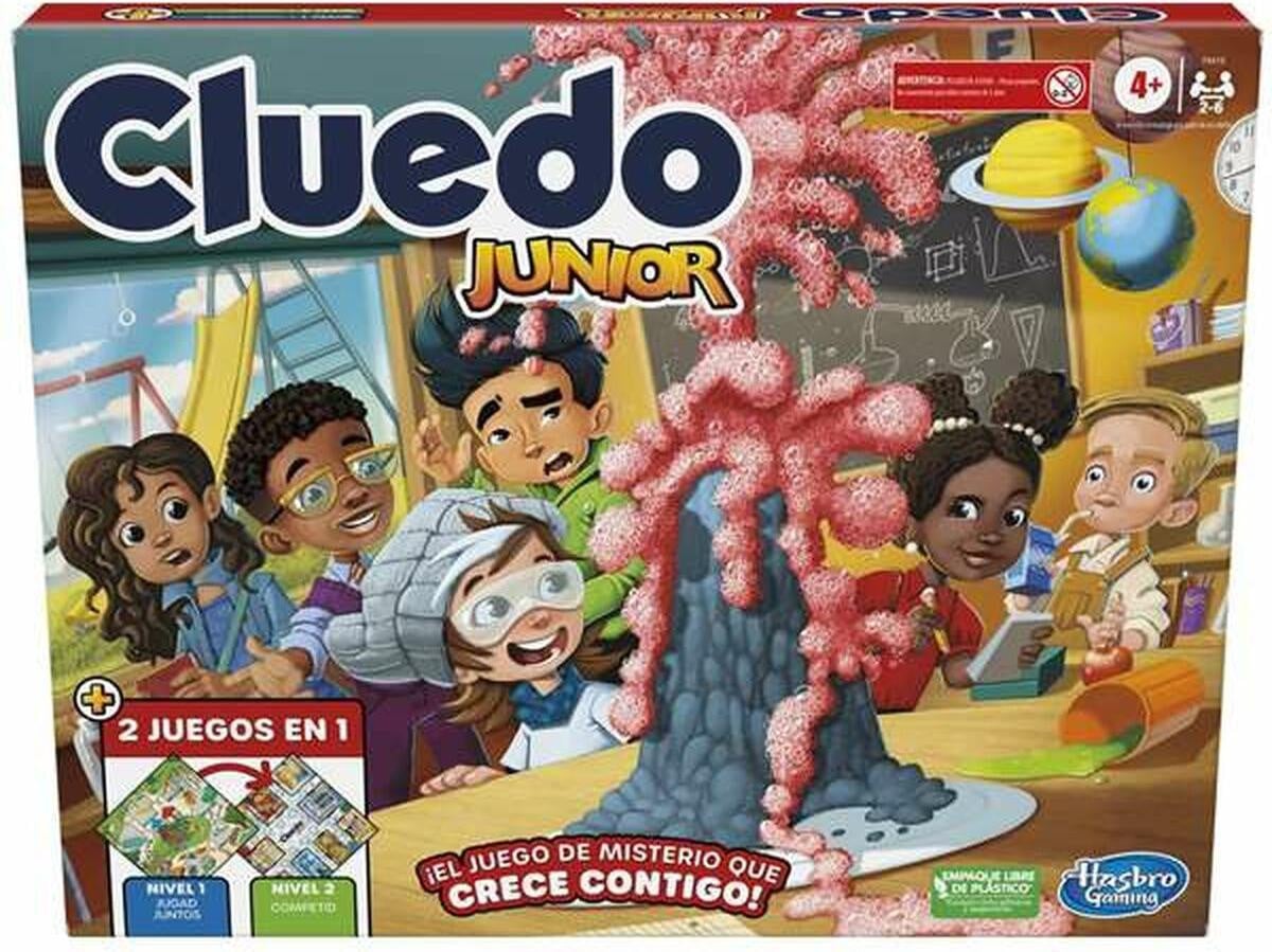 Hasbro Gaming Cluedo Junior bordspel voor 4 spelers