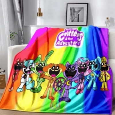 Inspire Curations CatNap DogDay 3D Cartoon Soft Kids Throw Blanket 5 75x100cm