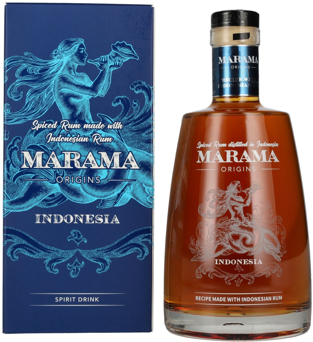 Marama Spiced Rum Marama ORIGINS Indonesian Spiced Rum 40% Vol. 0,7l in Geschenkbox