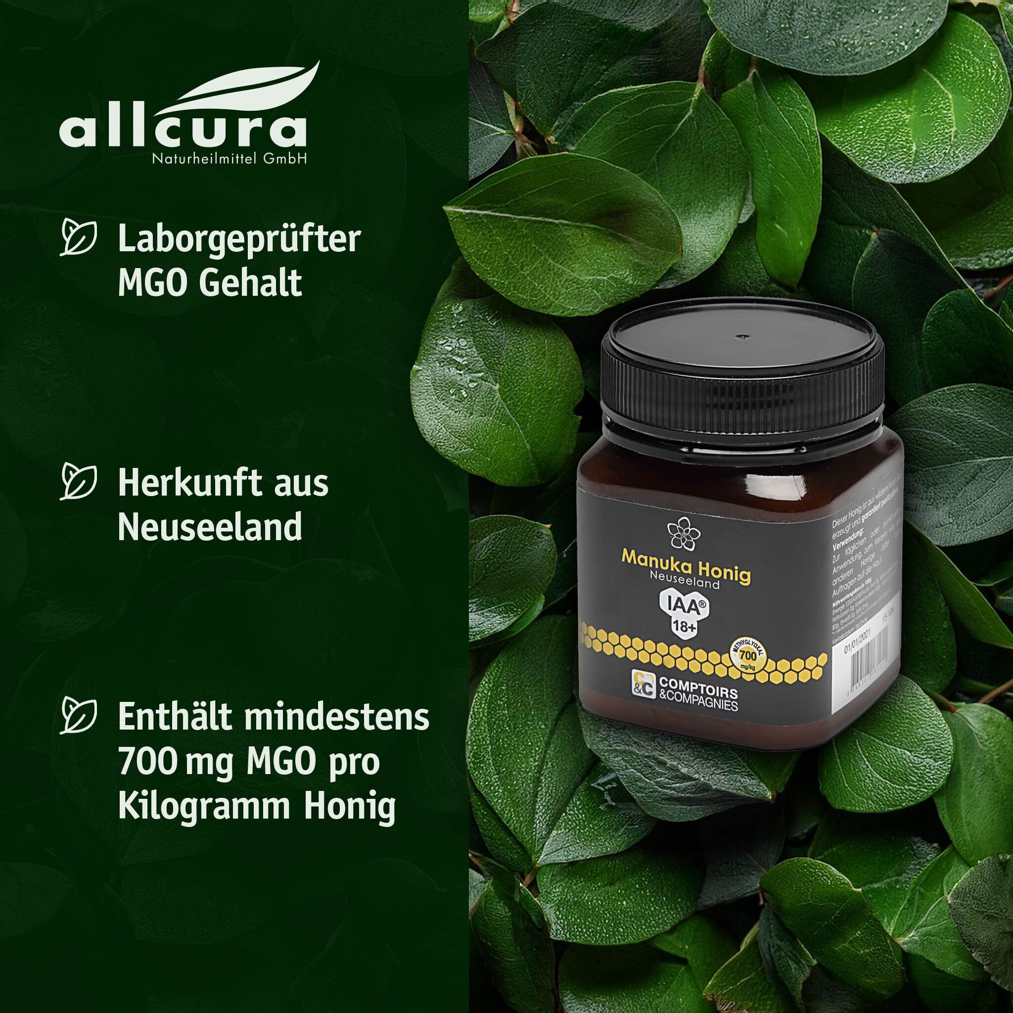 Manuka Honig MGO 700+ 250 g Creme