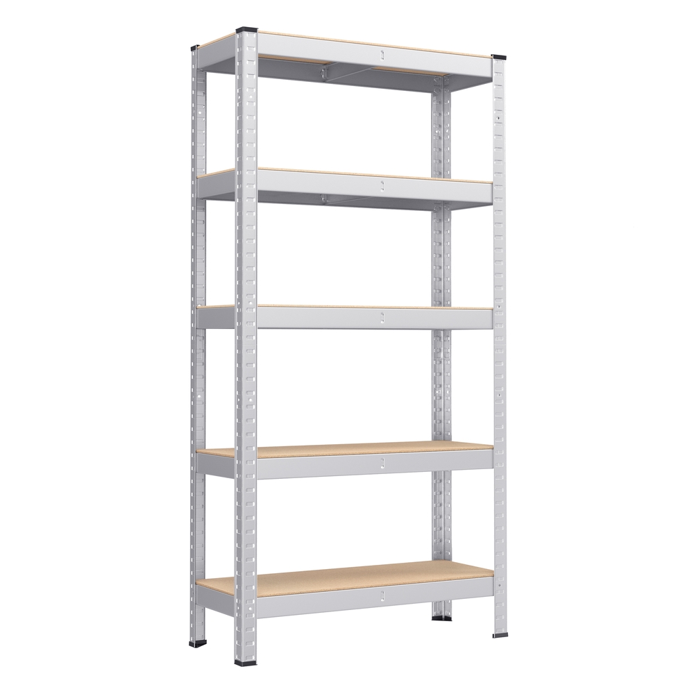 SONGMICS Regal mit Stahlgestell silbern B34GLR030E01