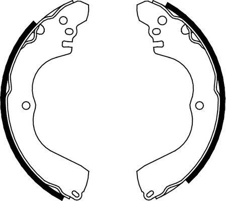 Triscan Bremsbackensatz 8100 42017 Für Mitsubishi