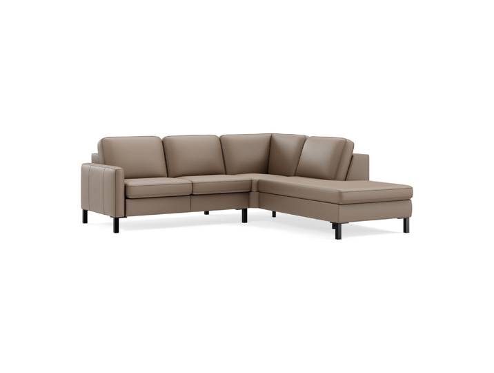Ecksofa Classica-8011, Johann Jakob, kat. d, life line hasel, Leder