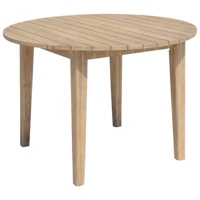 Gartentisch GARDEN PLEASURE "ARVADA", braun (holzfarben), B:110cm H:75cm T:110cm, Tische, Gartentisch