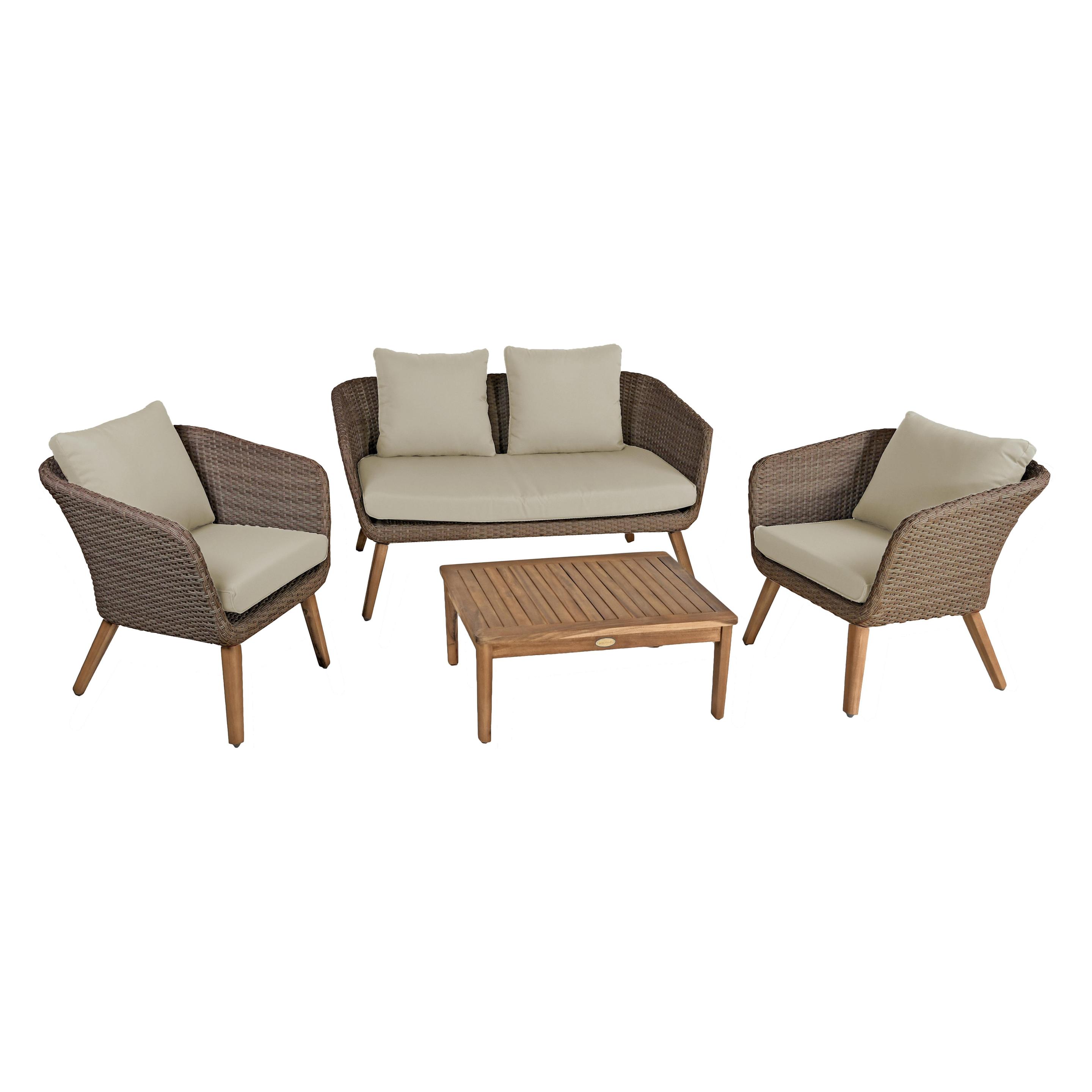Garden Pleasure Sitzgruppe Arona braun (970385)