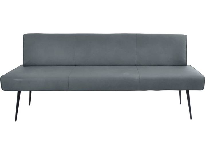 K+W Komfort & Wohnen Giacomo I Polsterbank Metallfüsse in schwarz, wahlweise in der Breite 200cm oder 177cm