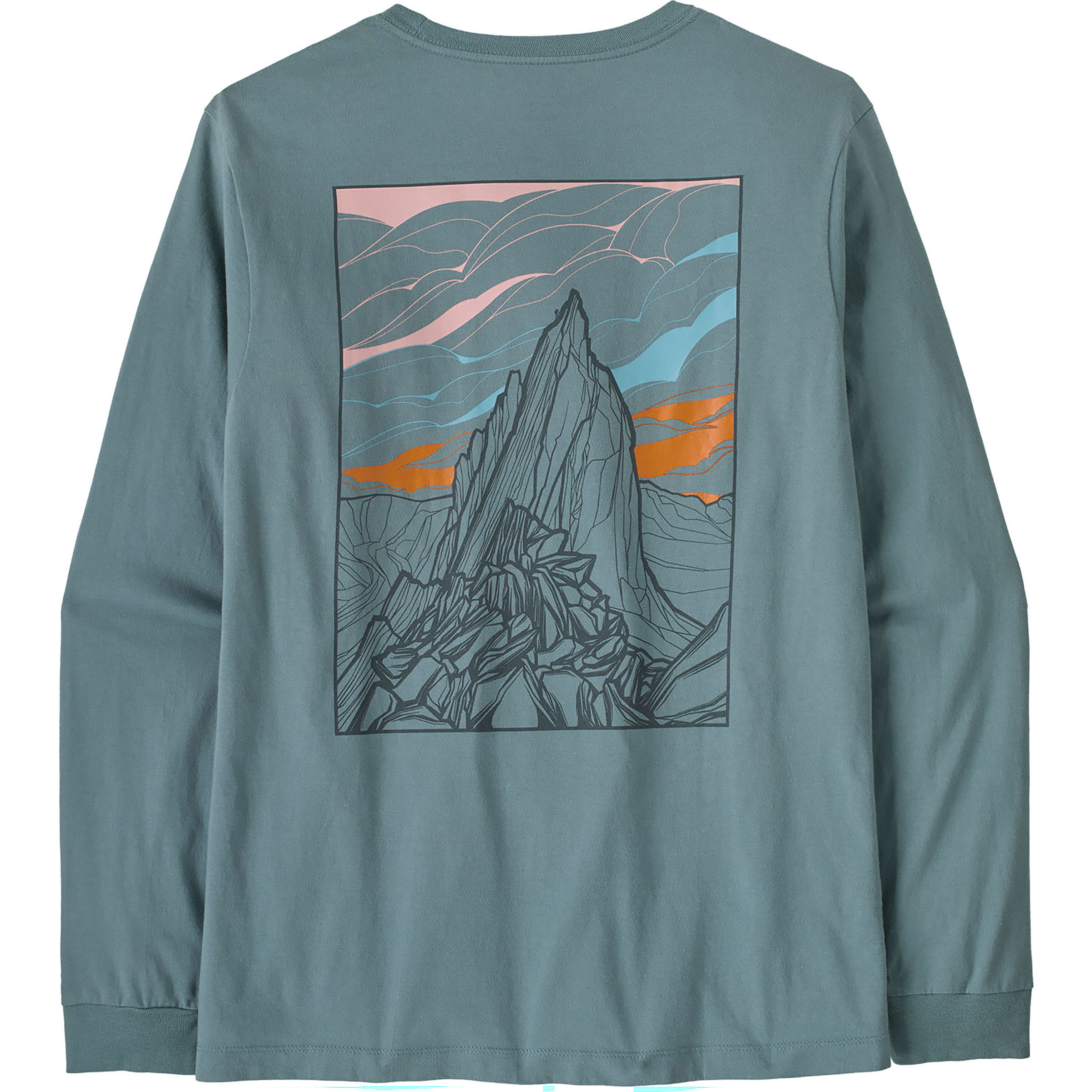 Patagonia Cloud Crag Herren Longsleeves blau Größe S Lifestyle Hautfreundlich