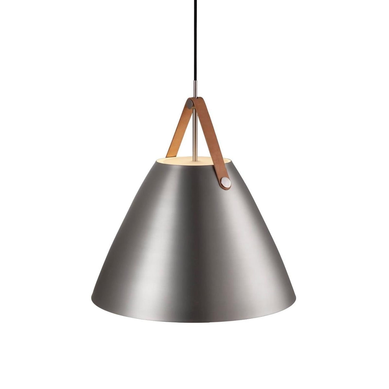 Nordlux Strap 48 hanglamp, geborsteld staal