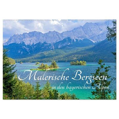 Malerische Bergseen in den bayerischen Alpen (Wandkalender 2027 DIN A2 quer), CALVENDO Monatskalender
