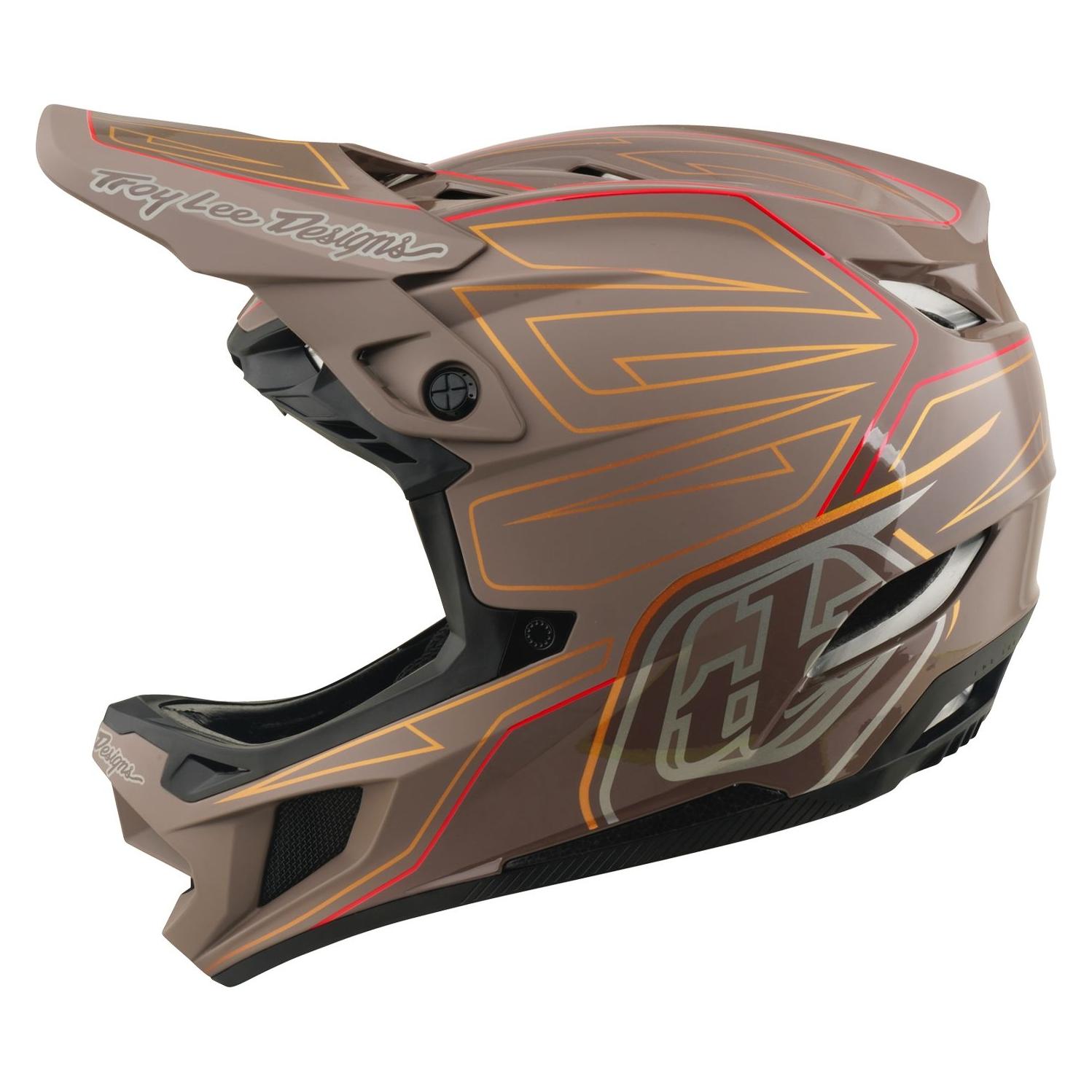 Troy Lee Designs D4 Polyacrylite MIPS Helm, Shadow Pro, timber, L | 58-59cm (58 - 59 cm) (74644544)