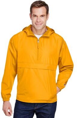 Champion CO200 Packable Anorak Jacket in Gold size 3XL   Polyester