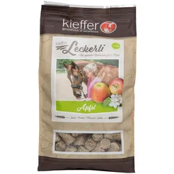 Kieffer Leckerli Apfel - natürlicher Leckerbissen für Pferde - 1 kg