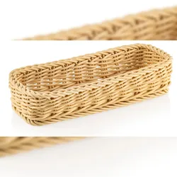 Besteckkorb Buffetkorb aus Polypropylen Hellbeige BxTxH: 27x10x5 cm