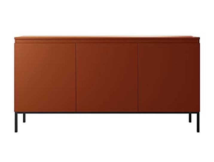 Selsey BEMMI Buffets\, Melamine\, Rouge Brique\, 150 cm