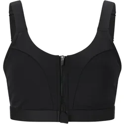 ENDURANCE Crystale High-Support Front-Zip Sport-BH Damen 1001 - black XS