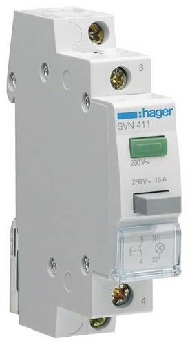 Hager Taster Grün 16A 230V SVN411