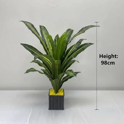 Garvee "39"" Faux Dracaena Fragrans Plant, Artificial Brazilian Iron Tree in Pot for Home Office"