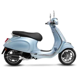 LeoVince Komplettanlage Edelstahl SBK NERO für PIAGGIO VESPA PRIMAVERA/SPRINT 125 3V mit Katalysator