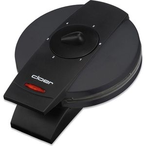 Cloer Waffeleisen 1620 Waffelautomat, 930 Watt, für Herzwaffel mit Ø 15,5 cm, aus Metall, schwarz