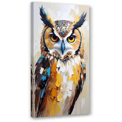 LEINWANDBILD Vogel Natur wie ein Gemälde 50x100cm