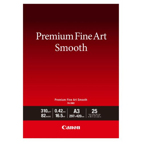 Canon FA-SM 2 Premium FineArt Smooth A 3, 25 Blatt, 310 g