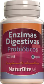 Naturbite Digestive Enzymes and Probiotics 60 Capsules