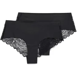 Tchibo - 2 Magic-Cut-Brazil-Slips - Damen - Gr. L - schwarz