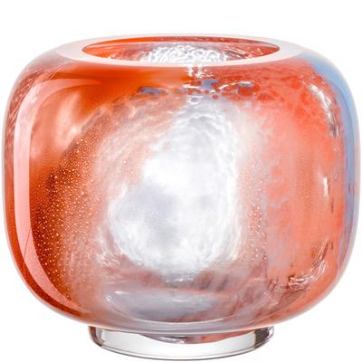 Dekovase LEONARDO "Vase CIPRIA DUE", bunt (mehrfarbig), B:23,5cm H:19,5cm T:23,5cm, Glas, Vasen