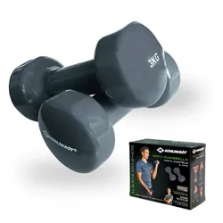 Schildkröt-Fitness - Vinyl Hantel Set, 2 x 3,0 kg