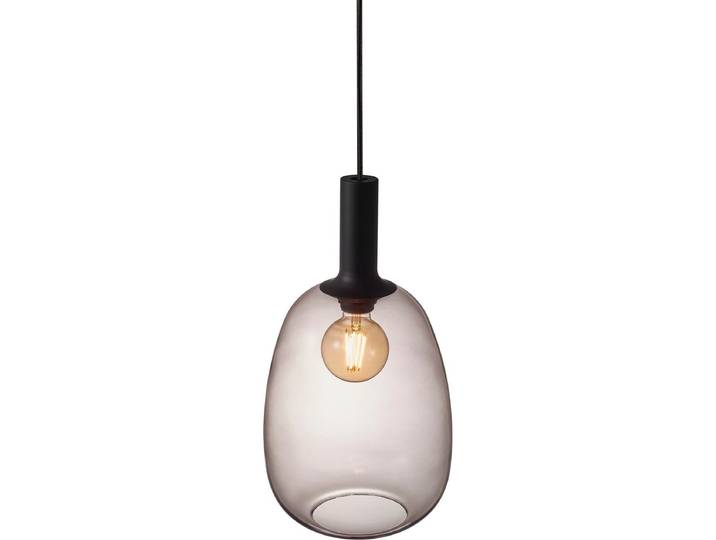 Nordlux Alton 23-hanglamp-E27-smoke glas/zwart