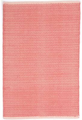 Annie Selke Dash & Albert Herringbone Handwoven Cotton Rug