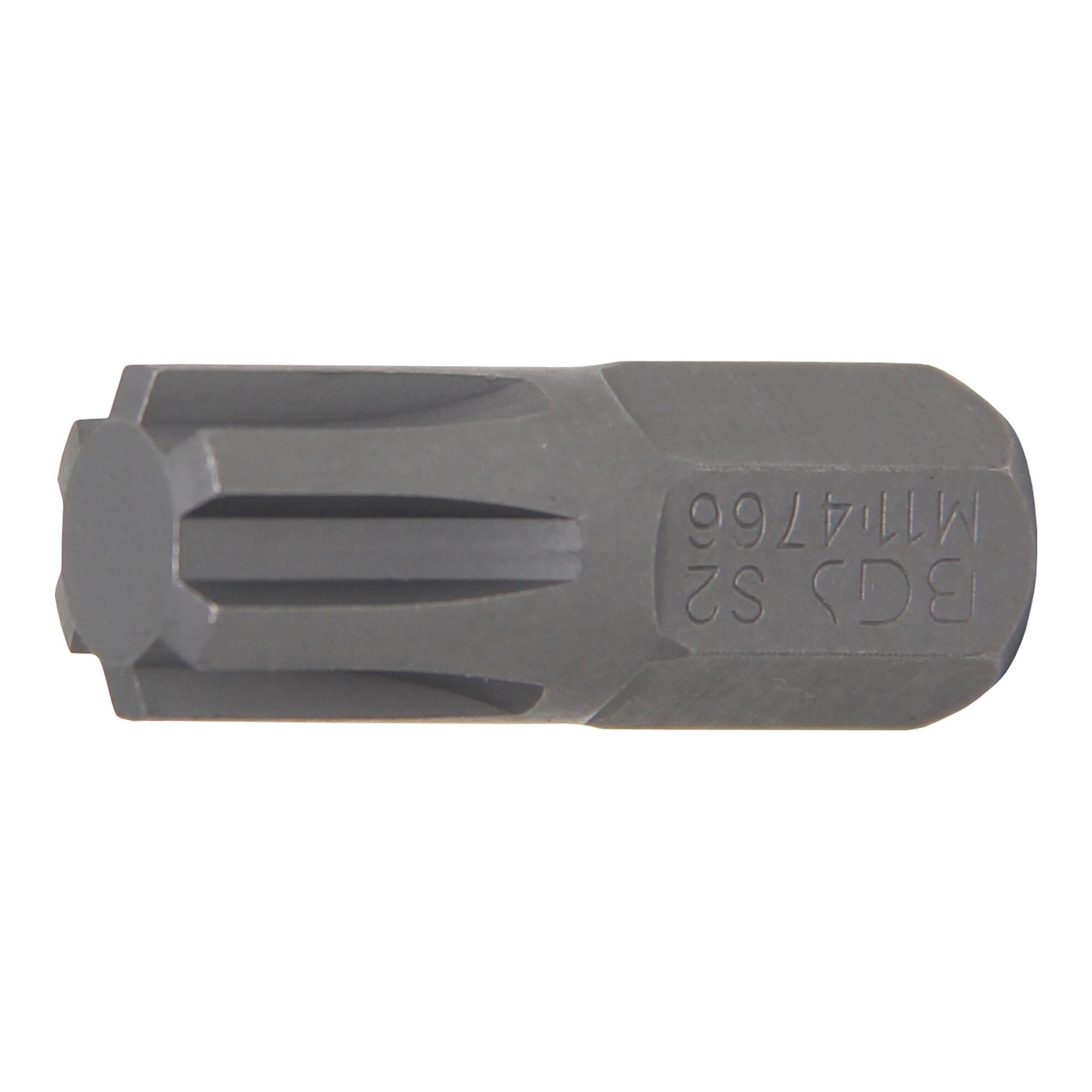 BGS Bit 4766, Antrieb Außensechskant 10 mm (3/8"), Keil-Profil (für RIBE) M11 ; BGS technic)