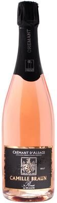 """Camille Braun & Sons Vineyards Cremant d'Alsace Brut Rose Champagne - France"""