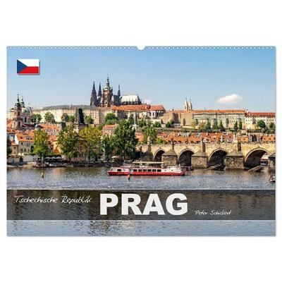 Tschechische Republik - Prag (Wandkalender 2026 DIN A2 quer), CALVENDO Monatskalender